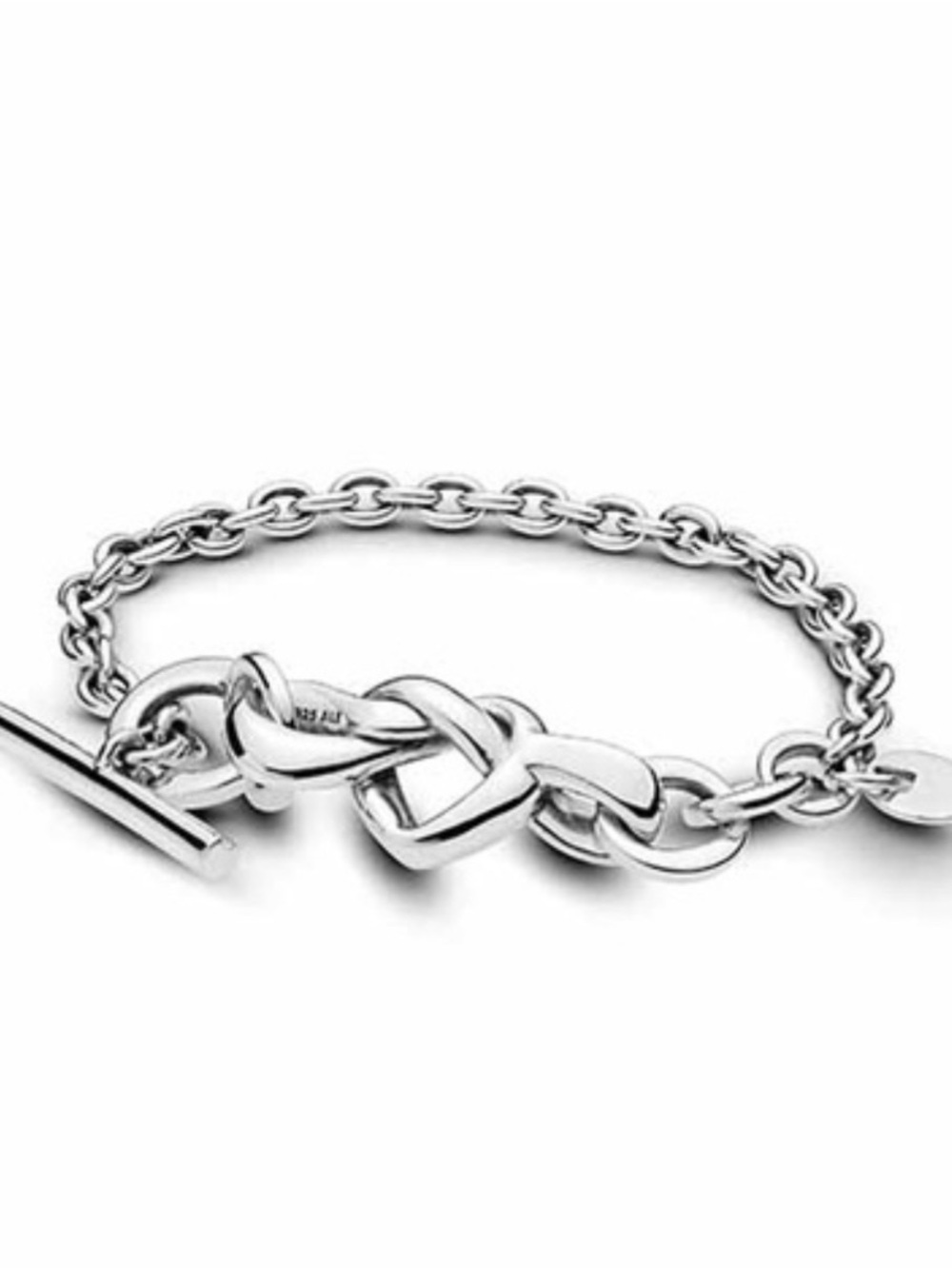 Auth Pandora Knotted Heart Bracelet 598100